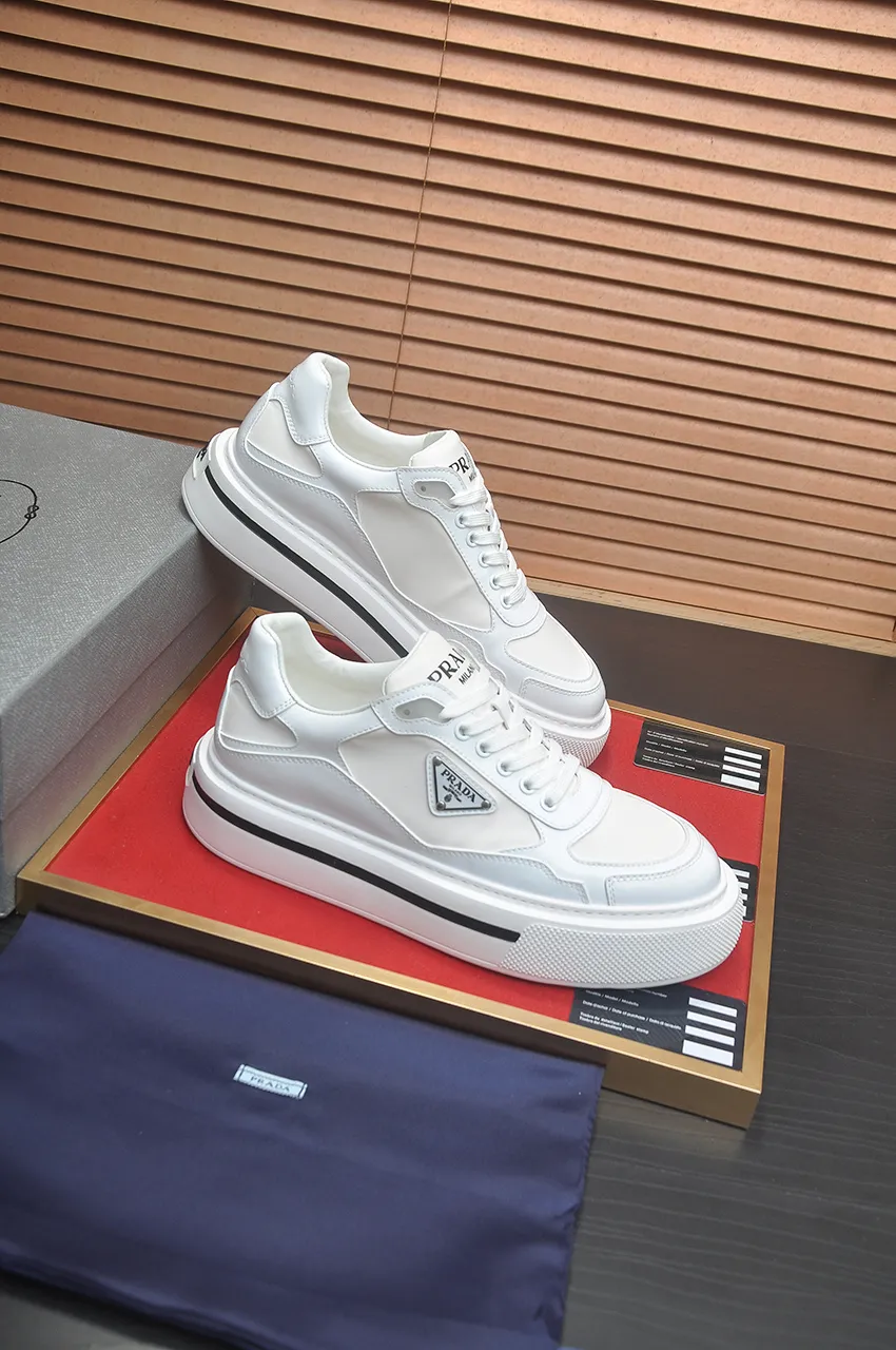 Men's shoes 💰580💶【PRADA】Top original, new season, high quality original goods, top imported calfskin with original imported glue, imported cowhide inside with original cowhide feet, original outsole! Quality guaranteed! Code 38-45 (45 customized)